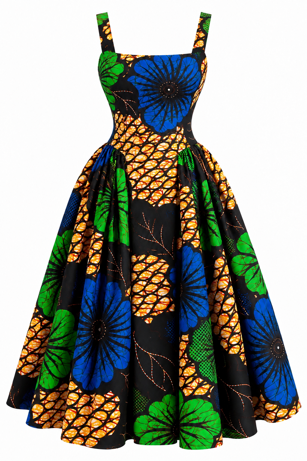 NIKKI FIT & FLARE DRESS