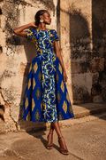 AMINA ANKARA MIDI DRESS