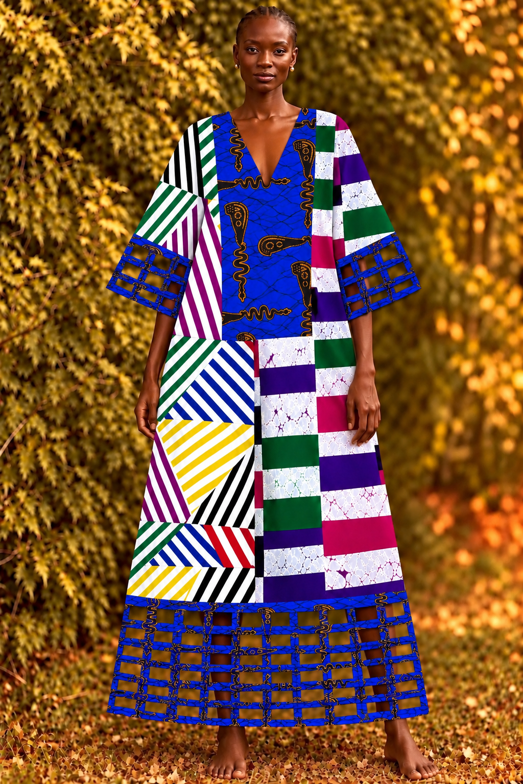 NKECHI MIXED PRINT BUBU