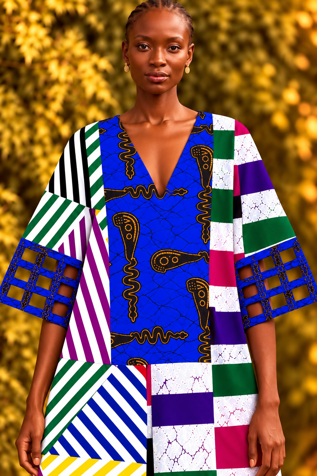 NKECHI MIXED PRINT BUBU