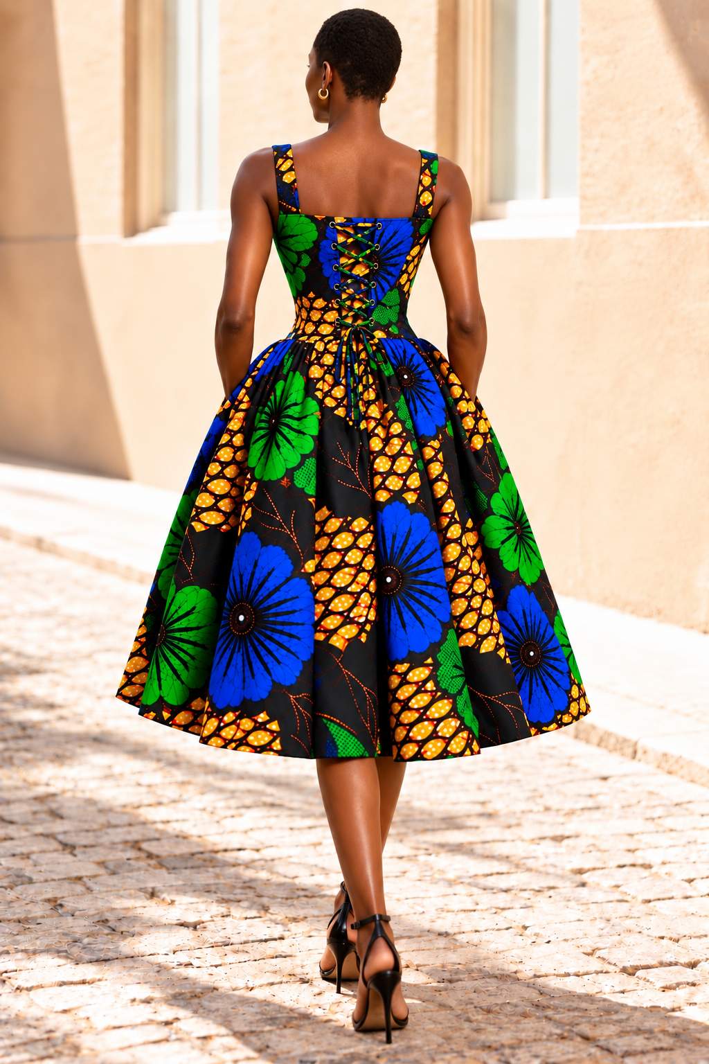NIKKI FIT & FLARE DRESS