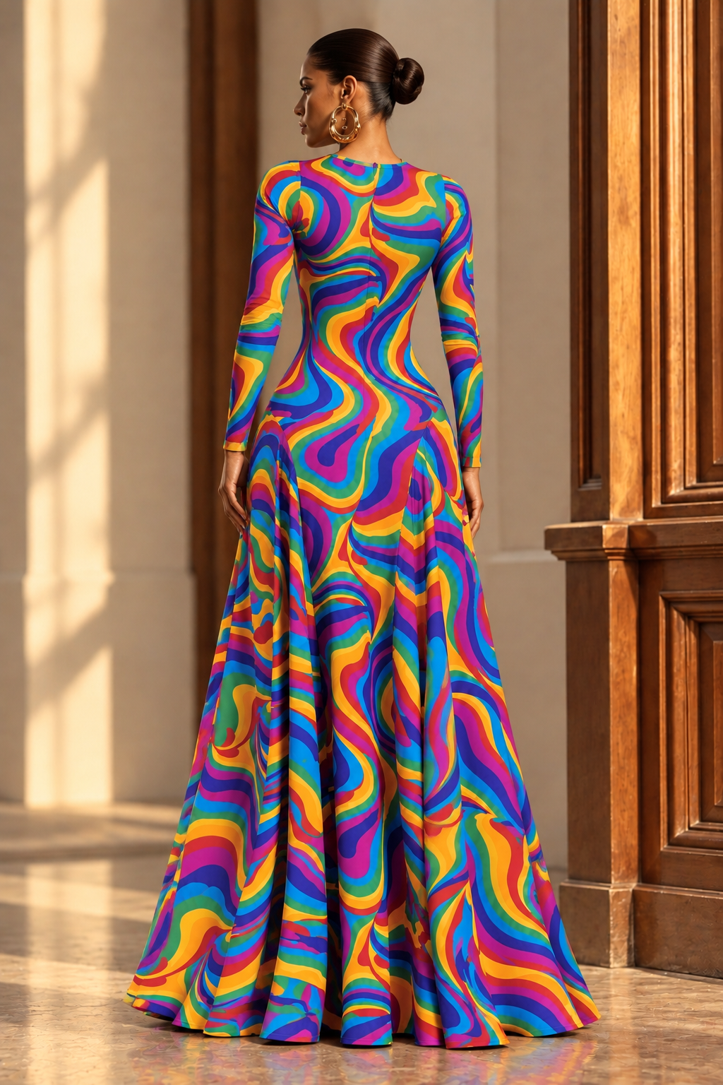 ADANNA MESH DRESS