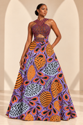 DEMI ANKARA MAXI DRESS
