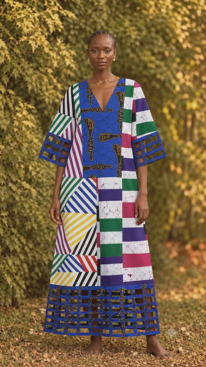 NKECHI MIXED PRINT BUBU