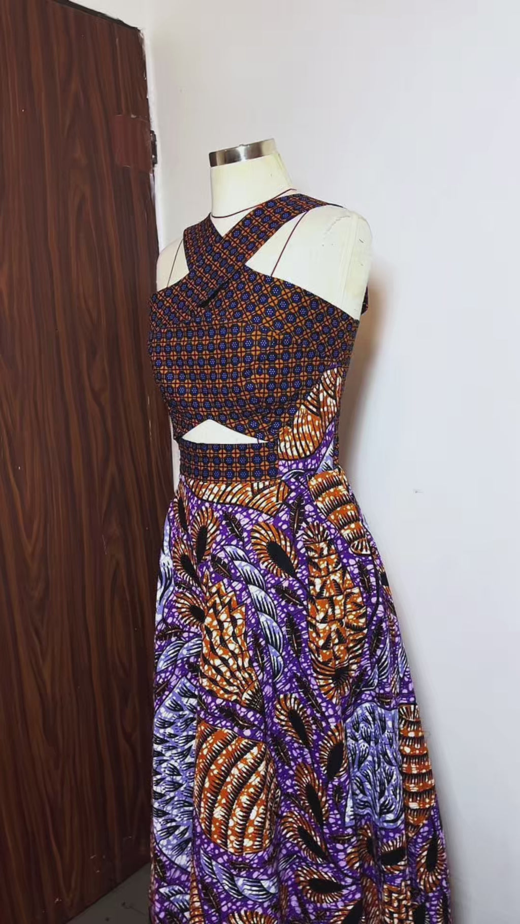 DEMI ANKARA MAXI DRESS